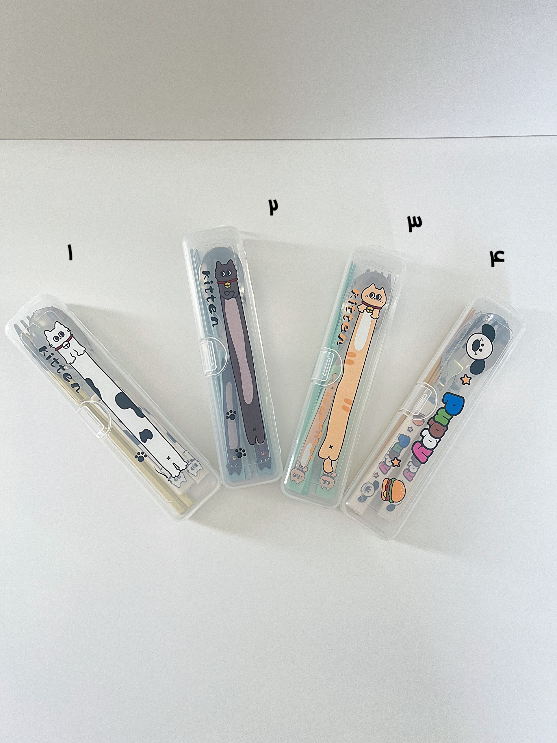 قاشق و چنگال طرح دار